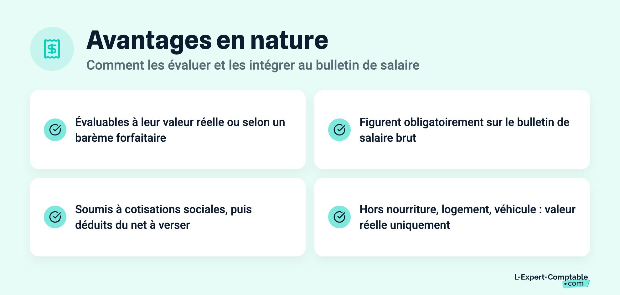 Avantages en nature